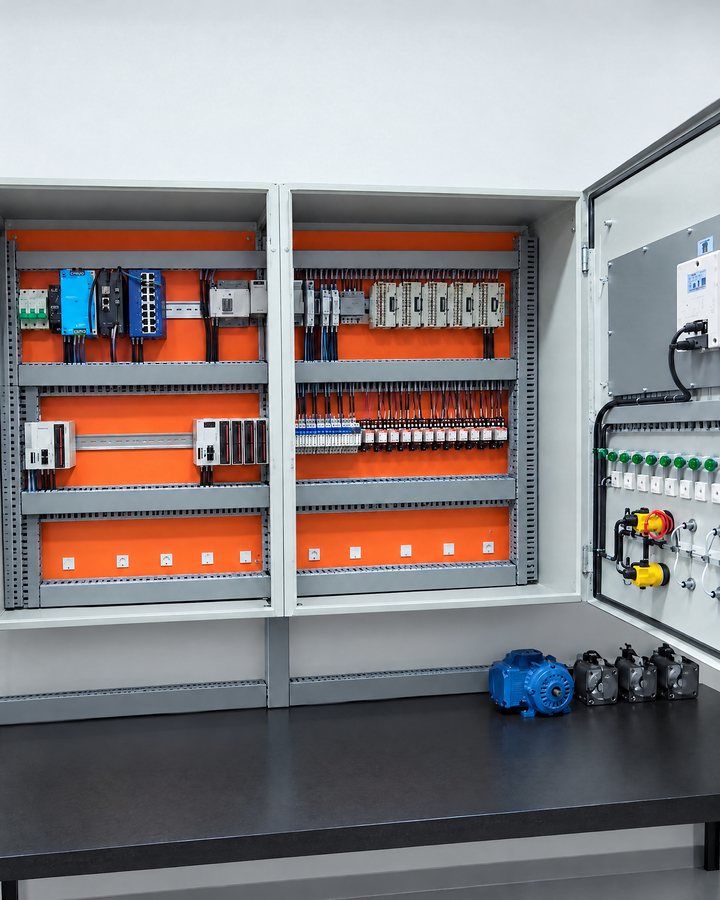 Banco de demostración con arquitectura SCADA